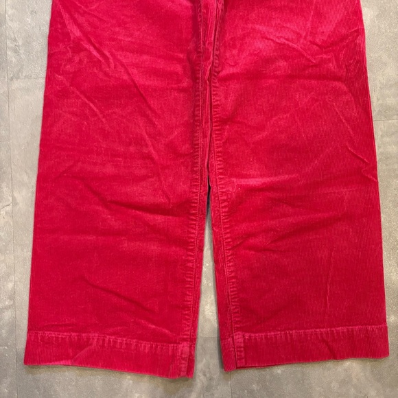 MAEVE Anthropologie The Colette Hot Fuschia Pink Corduroy Pants Size 27 - Picture 4 of 11